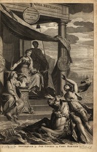 Allegorisk frontispice med Europa, Zeus och Themis