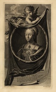 Lady Jane Gray (1537-1554) (gravyr) av Adriaan van der (after) Werff