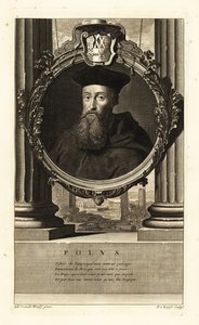 Reginald Pole (1500-1558) (gravyr) av Adriaan van der (after) Werff