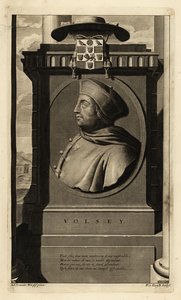 Thomas Wolsey (1473-1530) (gravyr) av Adriaan van der (after) Werff