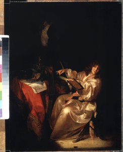 Självporträtt. Målning av Adriaen van der Werff (1659-1722). Olja på trä, 38,5 x 29 cm