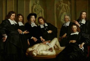Dr Frederik Ruyschs anatomilektion, 1670
