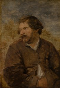 En tjock man av Adriaen Brouwer