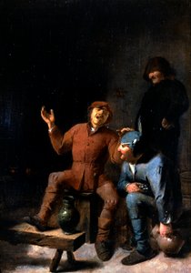 Franska: La Chanson à boire Sångare av Adriaen Brouwer