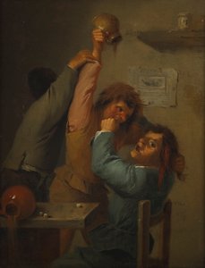 dryckesscenen av Adriaen Brouwer