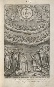 Tillbedjan av Jesu namn av Adriaen Collaert