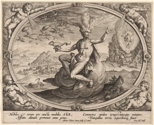 Aër (luft) av Adriaen Collaert