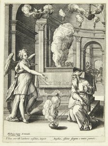Johannes bebådelse av Adriaen Collaert
