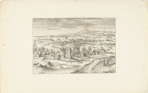 Landskap med en bondgård Landskap runt Antwerpen (serietitel) av Adriaen Collaert