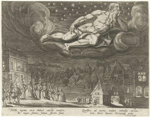 Natt The Four Times of the Day (serietitel) av Adriaen Collaert