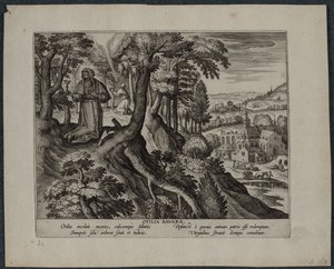 Otilia Bavara. av Adriaen Collaert