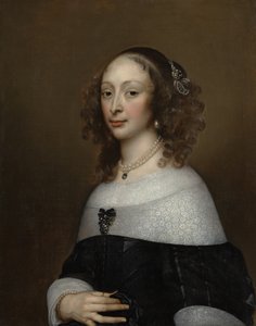 Porträtt av en kvinna, ca. 1653.