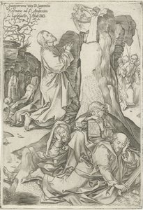 Kristus i Getsemane trädgård av Adriaen Huybrechts (I)