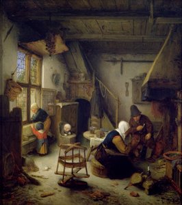 En bondfamilj hemma, 1661