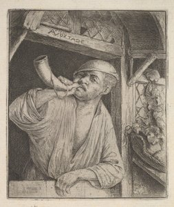 Bagarens blåshorn, 1610-85. av Adriaen Jansz. van Ostade