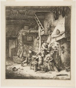 Bondefamilj av Adriaen Jansz. van Ostade