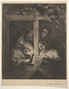 Sångare vid fönstret, 1610-85. av Adriaen Jansz. van Ostade