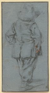 Stående pojke bakifrån av Adriaen Jansz. van Ostade