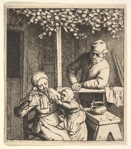 Dockan, 1610-85. av Adriaen Jansz. van Ostade