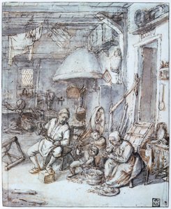 De holländska bönderna, 1600-talet. av Adriaen Jansz. van Ostade