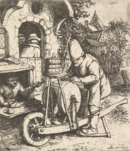 Knivsliparen, 1610-85. av Adriaen Jansz. van Ostade