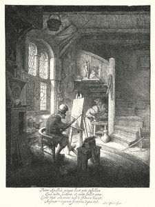 Målaren (gravyr) av Adriaen Jansz. van Ostade