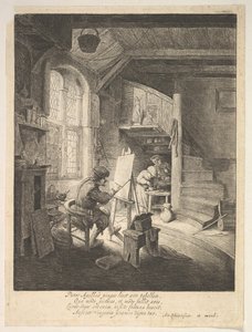 Målaren, 1600-talet. av Adriaen Jansz. van Ostade