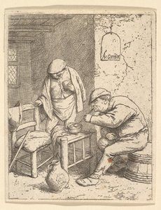 Rökaren och drickaren, 1682 . av Adriaen Jansz. van Ostade