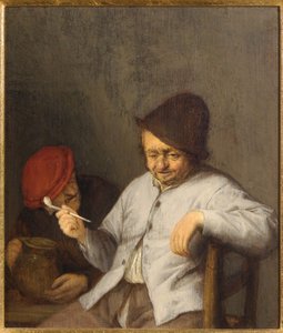 Rökaren och drickaren, c.1650 av Adriaen Jansz. van Ostade