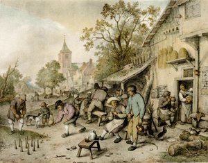 Bowlers av Adriaen Jansz. van Ostade