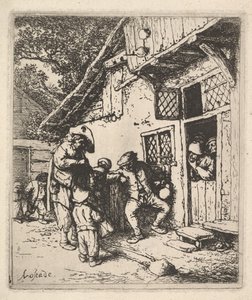 Resande musiker, 1610-85. av Adriaen Jansz. van Ostade