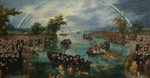 Fiske efter själar Soulfisket: Allegory på efterträdet av de olika religionerna under den tolv årsfilen mellan den nederländska republiken och Spanien