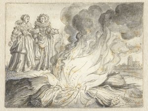 ”Lidenskap är eld av inget annat än halm” av Adriaen Pietersz van de Venne