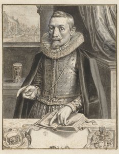 Porträtt av Jacob Cats av Adriaen Pietersz van de Venne