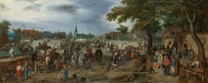 Prins Maurice och Frederick Henry på Valkenburg Horse Fair, 1618