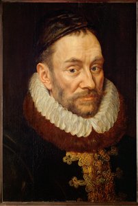 Vilhelm av Oranien Den tystlåtne, Nederländernas grundare som ledare för upproret mot Spanien ... (olja på ek) av Adriaen Thomasz Key