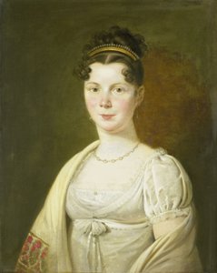 Porträtt av Wilhelmina Maria Haack av Adriaen de Lelie