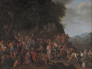 Kristi intåg i Jerusalem av Adriaen van Nieulandt