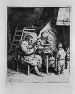 Bordsbönen av Adriaen van Ostade
