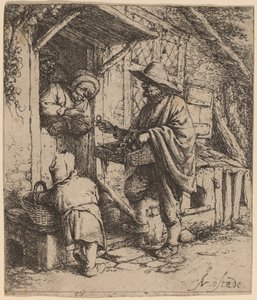 Glasögon Peddler av Adriaen van Ostade