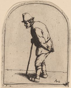 Bonde med krokig rygg av Adriaen van Ostade