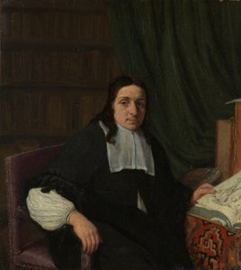 Porträtt av en samlare, möjligen Constantijn Sennepart (1625-1703)