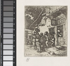 Ambulerande musiker av Adriaen van Ostade