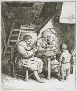 Bordsbön av Adriaen van Ostade