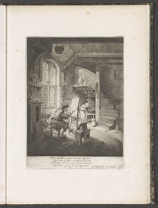 Målare i sin ateljé av Adriaen van Ostade