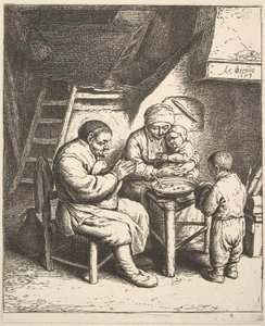 Välsignelsen av Adriaen van Ostade