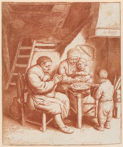 Bordsbön av Adriaen van Ostade