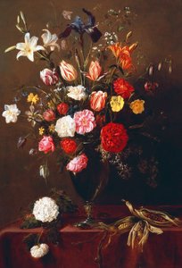 Stilleben av blommor