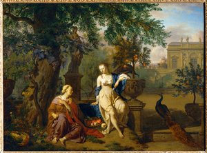 Vertumnus och Pomona av Adriaen van de Velde