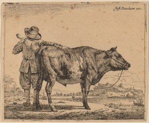 Ung herd med en tjur av Adriaen van de Velde
